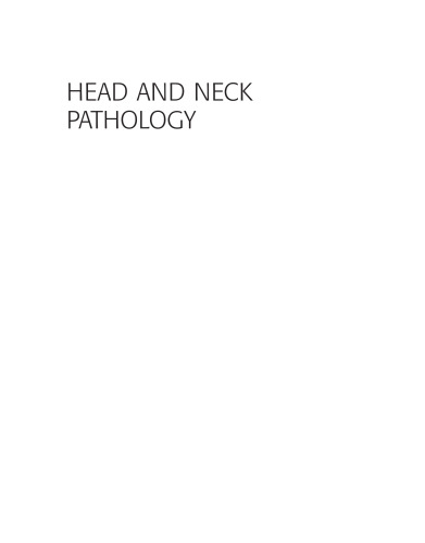 Head and Neck Pathology