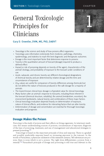 Small Animal Toxicology