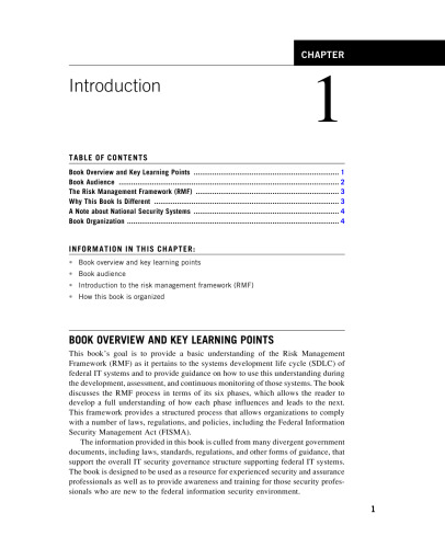Risk Management Framework. A Lab-Based Approach to Securing Information Systems