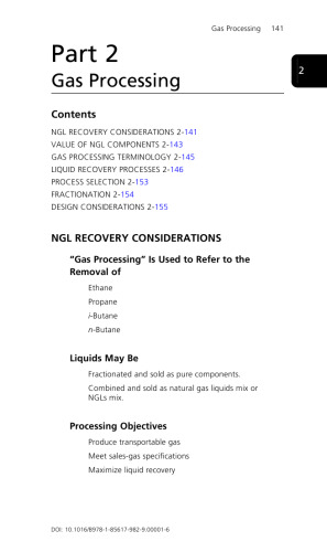Gas Sweetening and Processing Field Manual