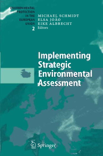 Implementing Strategic Environmental Assessment