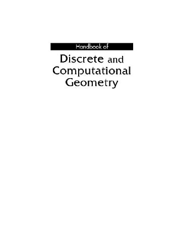Handbook of discrete and computational geometry