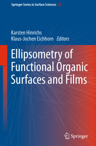 Ellipsometry of Functional Organic Surfaces and Films