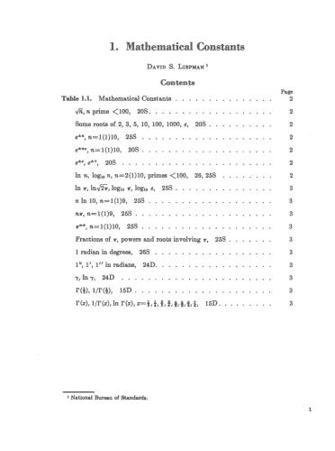 Handbook of mathematical functions