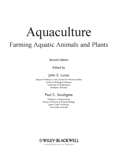 Aquaculture: Farming Aquatic Animals and Plants