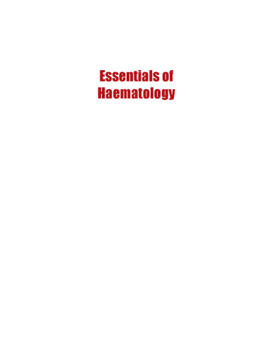 Essentials of Haematology