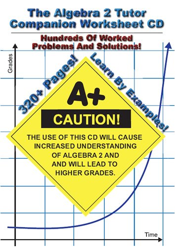 Algebra 2 Tutor Companion Worksheet CD