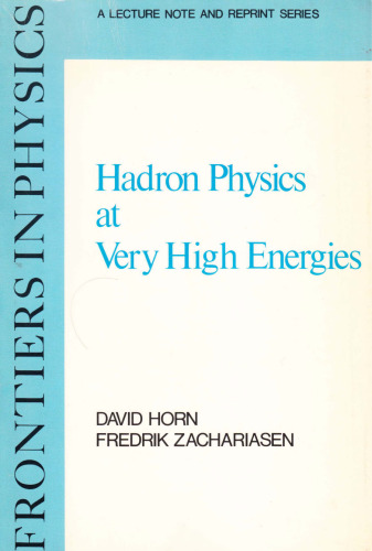 Hadron Physics at Very High Energies