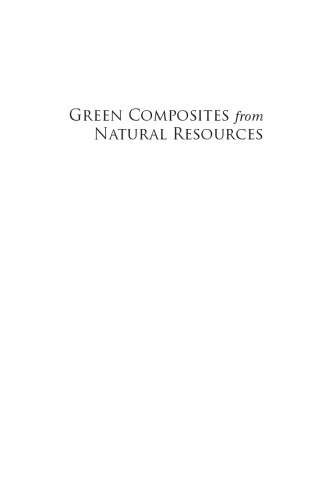 Green Composites from Natural Resources