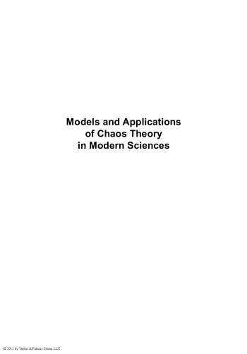 Models and applications of chaos theory in modern sciences