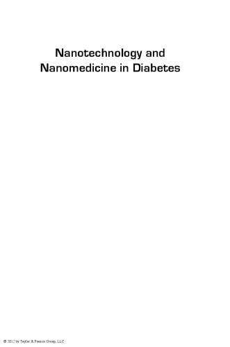 Nanotechnology and nanomedicine in diabetes