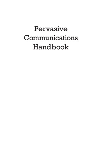 Pervasive communications handbook