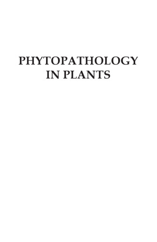Phytopathology in plants
