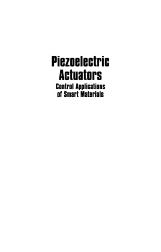 Piezoelectric actuators : control applications of smart materials