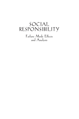 Social responsibility : failure mode effects and analysis