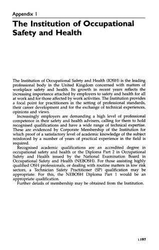 Occupational health and hygiene