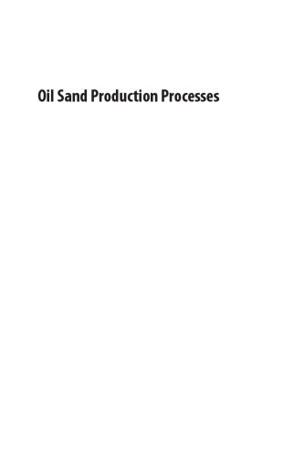 Oil Sand and Tar Production Processes
