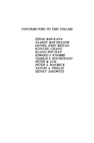 Advances in Aerospace Systems Dynamics and Control Systems, Part 1 of 3Control and Dynamic Systems: Advances in Theory and Applications