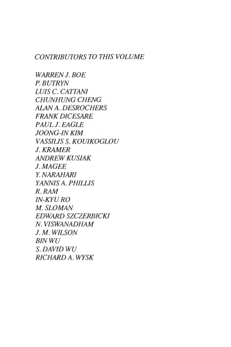 Manufacturing and Automation Systems: Techniques and Technologies, Part 3 of 5