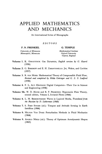 Mathematical Theory of Compressible Fluid Flow