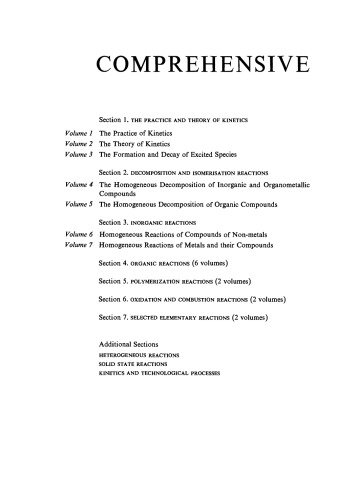 The Theory of Kinetics
