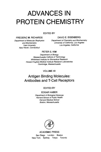 Antigen Binding Molecules: Antibodies and T-cell Receptors