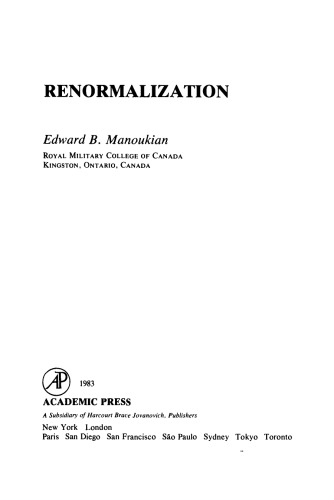 Renormalization