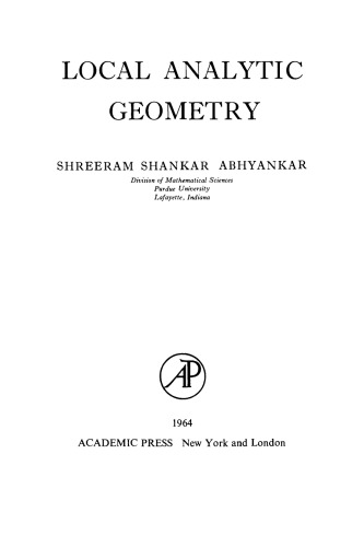 Local analytic geometry