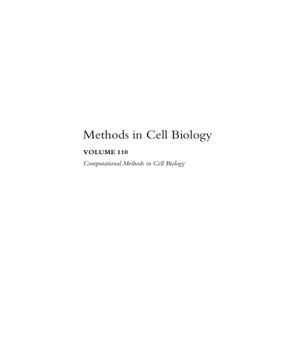Computational Methods in Cell Biology