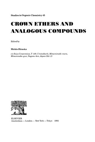Crown Ethers and Analogous Compounds