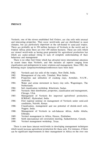 Vertisols and Technologies for their Management