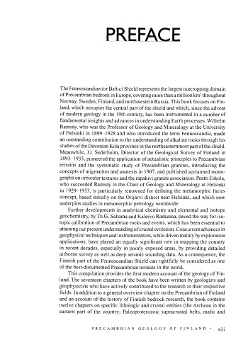 Precambrian Geology of Finland Key to the Evolution of the Fennoscandian Shield