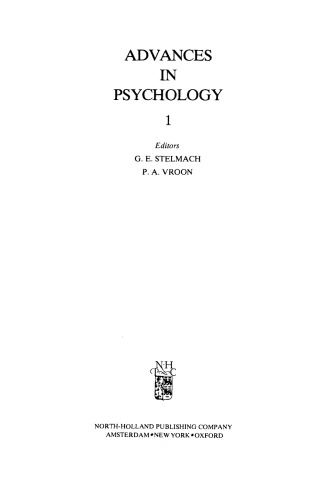 Tutorials in Motor Behavior