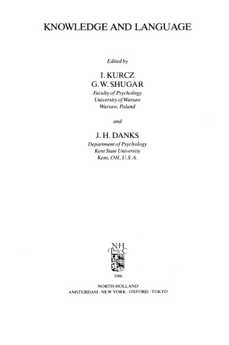 Knowledge and Language