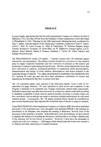 11th International Congress On Catalysis - 40th Anniversary, Proceedings of the 11th ICC