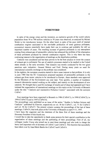 Catalysis and Automotive Pollution Control IV, Proceedings of the Fourth International Symposium (CAPo: C4)