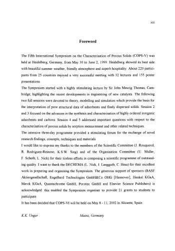 Characterisation of Porous Solids V, Proceedings of the 5th International Symposium on the Characterisation of Porous Solids (COPS-V)