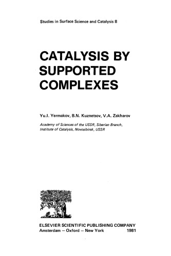 Catalysis by Supported Complexes