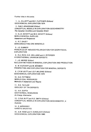 Geochemical Prospecting for Thorium and Uranium Deposits