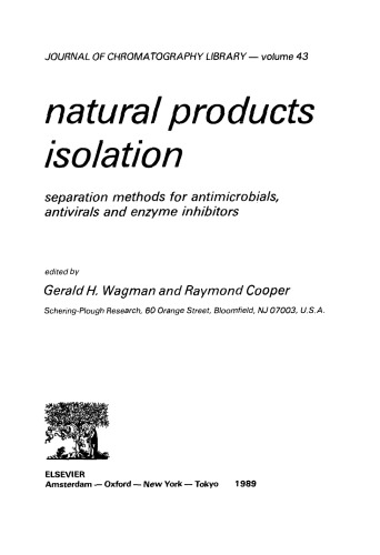 Separation Methods for Antimicrobials, Antivirals and Enzyme Inhibitors
