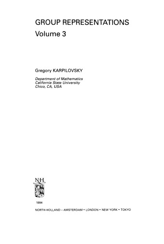 Group Representations