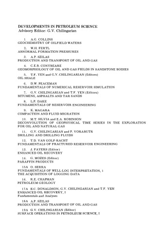 Geology in Petroleum Production: A primer in production geology