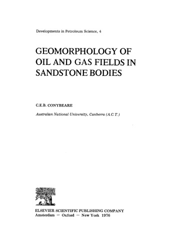 Geomorphology of Oil and Gas Fields in Sandstone Bodies