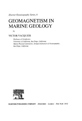 Geomagnetism in Marine Geology