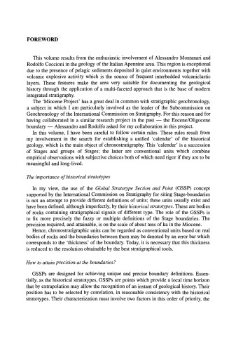 Miocine Stratigraphy: An Integrated Approach