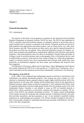 Industrial Proteins in Perspective