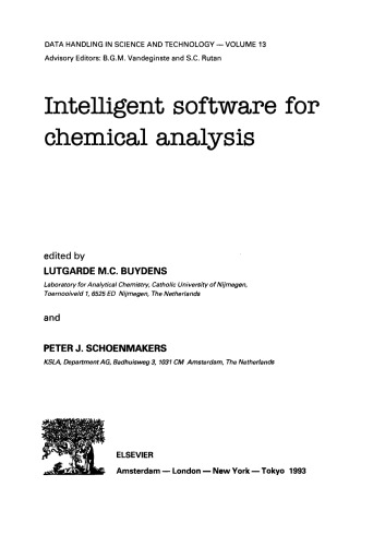 Intelligent software for chemical analysis