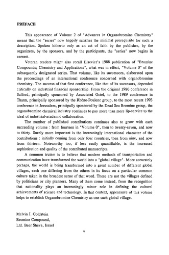 Advances in Organobromine Chemistry II