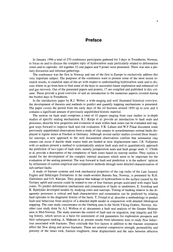 Hydrocarbon Seals: Importance for Exploration and Production