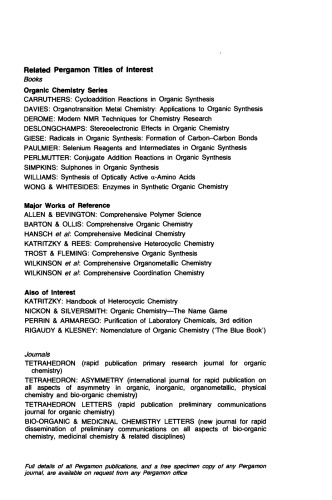 A Critical Review of the 1992 Literature Preceded by two Chapters on Current Heterocyclic Topics